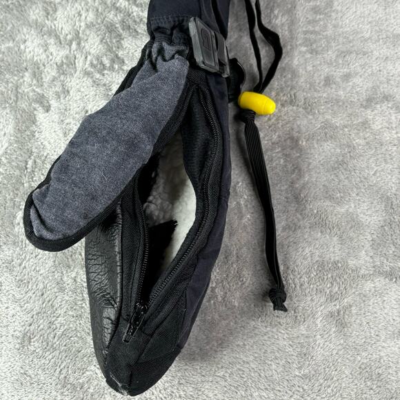 Burton Snowboard Woman's Mittens XL RN# 87380 Waterproof Insulated Side Zipper - Picture 5 of 9